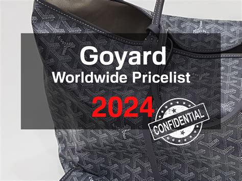 belvedere 2 goyard price in paris|Goyard bag price 2023.